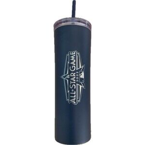 2022 MLB Allstar Game Dodger Stadium 18 Oz Insulated Tumbler With Straw New Navy